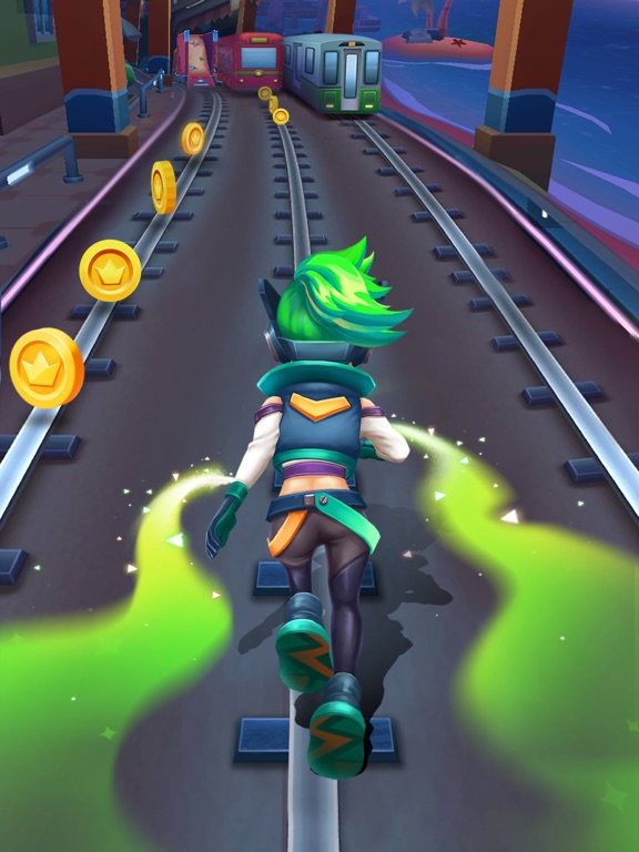 Tangkapan layar Subway Princess Runner iPad 