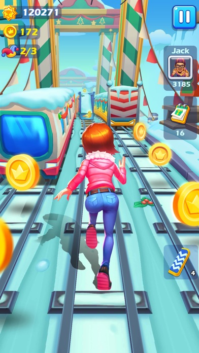 Tangkapan layar Subway Princess Runner