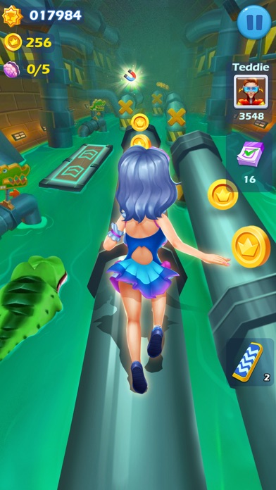Tangkapan layar Subway Princess Runner