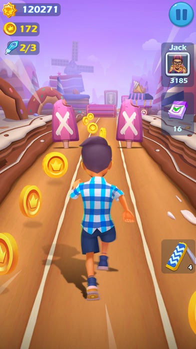 Tangkapan layar Subway Princess Runner