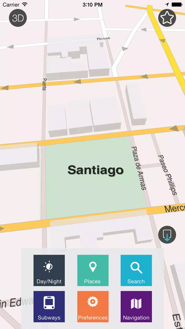 Santiago de Chile 2 - Mapas Offline Screenshots