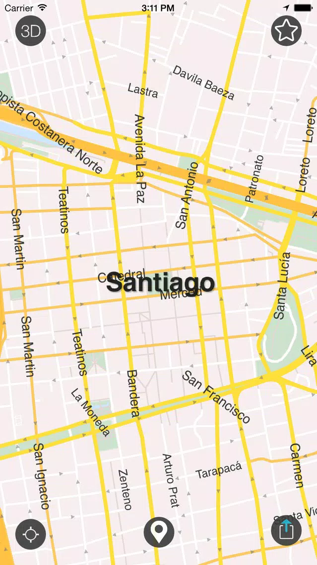 Santiago de Chile 2 - Mapas Offline Screenshots