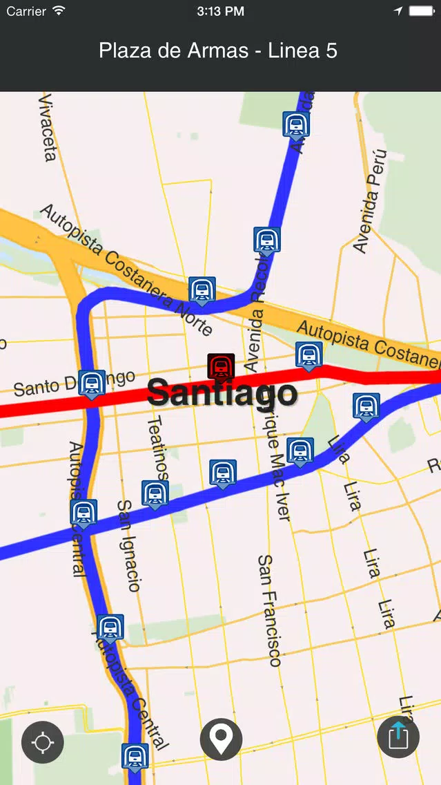 Santiago de Chile 2 - Mapas Offline Screenshots