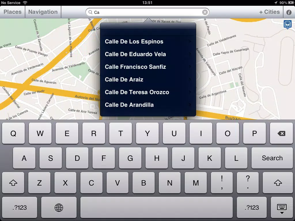 Madrid - Offline Map & City Guide (w/metro!) iPad Screenshots