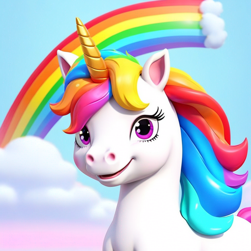 Unicorn Glitter Coloring Games