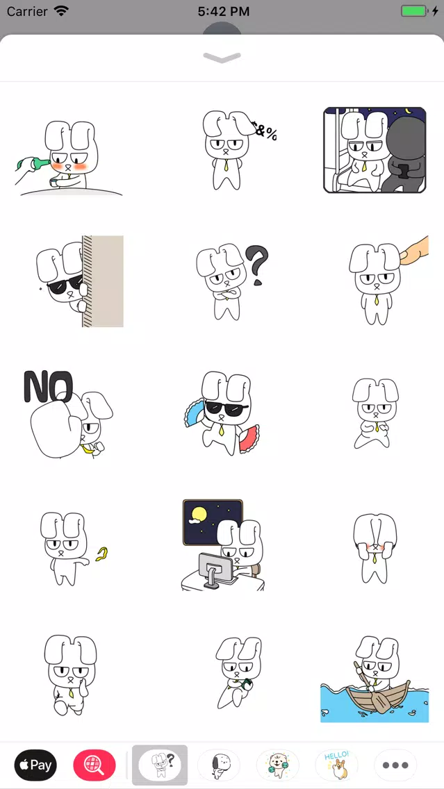 Bunny Bunny Fancy Stickers Screenshots