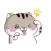Tabby Cat Cute Stickers Pack