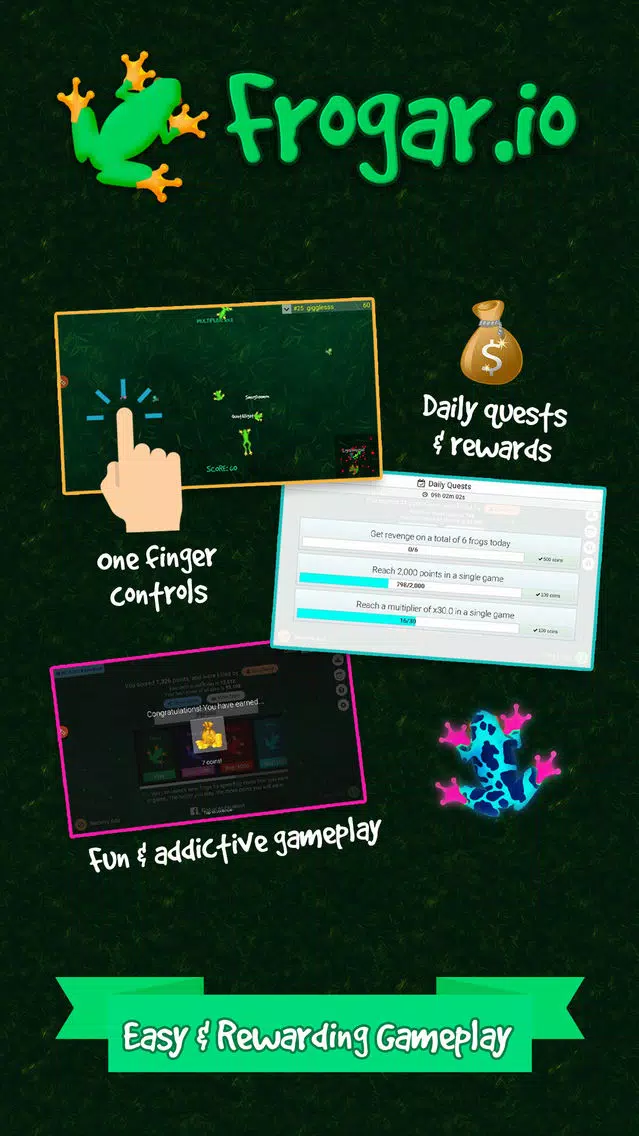 Frogar.io スクリーンショット
