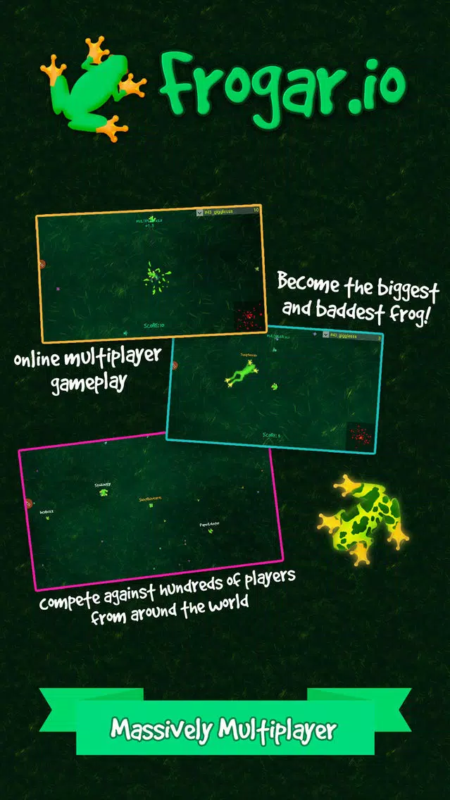 Frogar.io スクリーンショット