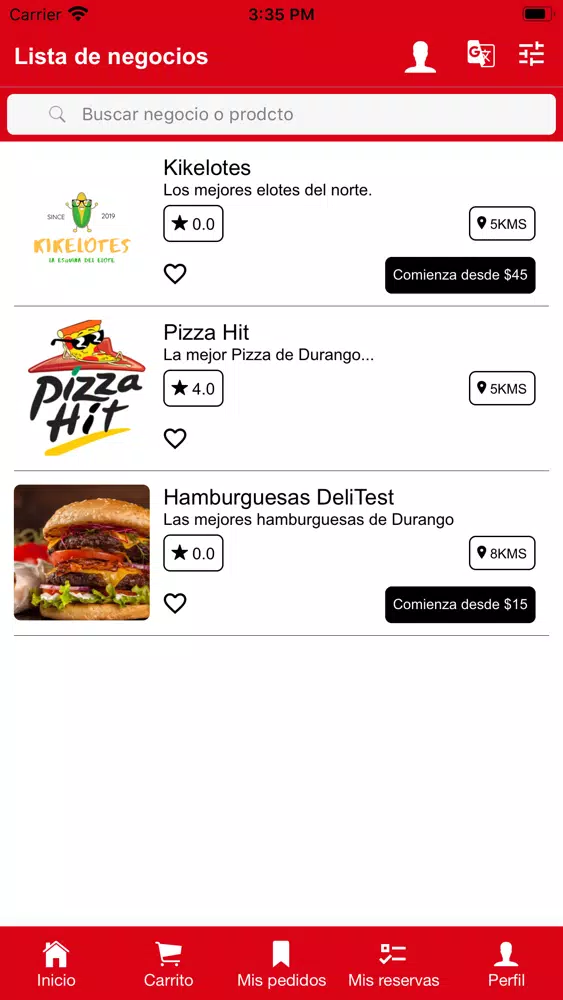 Jaime Delivery Screenshots
