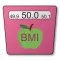 Body fat, BMI, weight tracker.