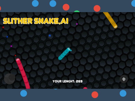 Capturas de pantalla de Slither.AI vs Snake.AI iPad 