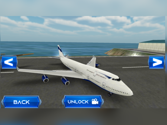 Airplane flight simulator 3 iPad  Screenshots