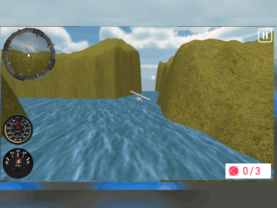 Airplane flight simulator 3 iPad  Screenshots