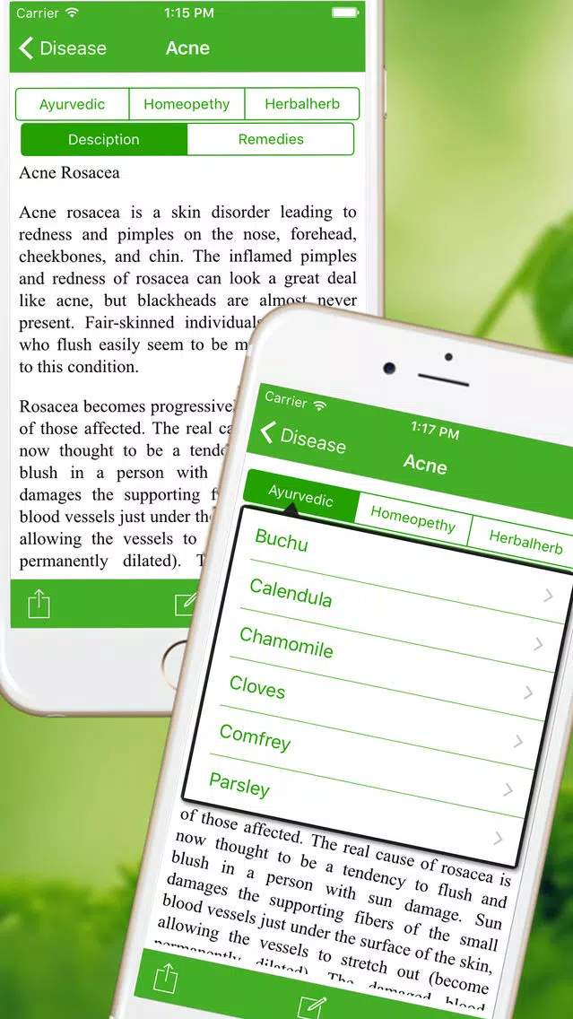 Ref Guide for Ayurvedic Herb Instant Home Remedies Screenshots