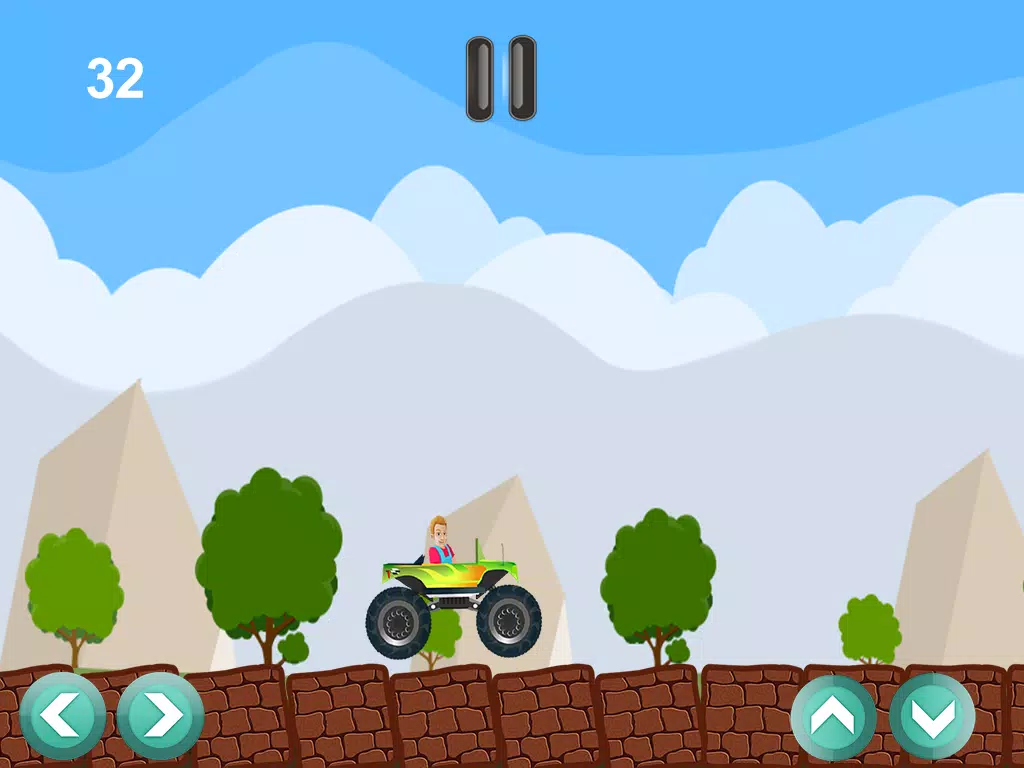 Monster Top Truck Stunts Free - Monster Truck Parking Simulator iPad  Screenshots