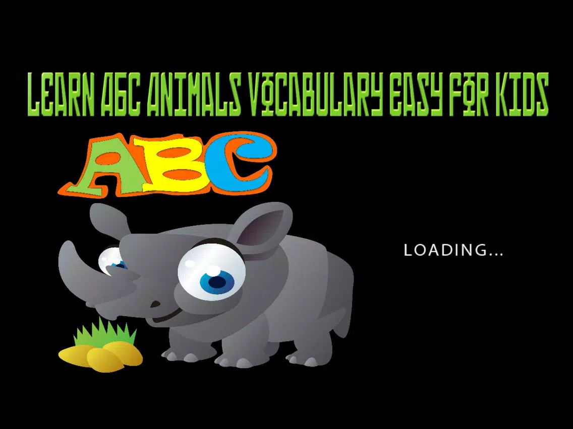 Learn ABC Animals Vocabulary Easy For Kids iPad Screenshots