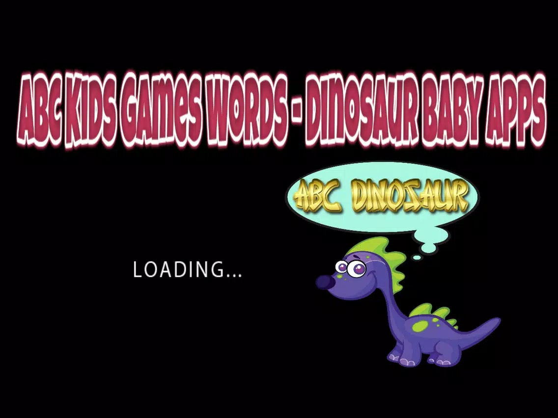 ABC Kids Games Words - Dinosaur Baby Apps iPad Screenshots
