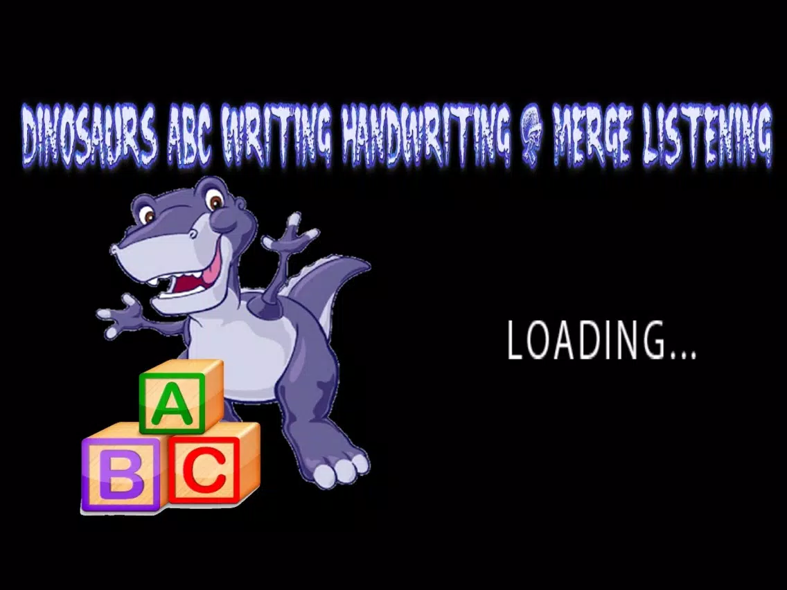 Dinosaurs ABC Writing Handwriting & Merge Listenin iPad Screenshots