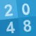 2048 tile number puzzle math game