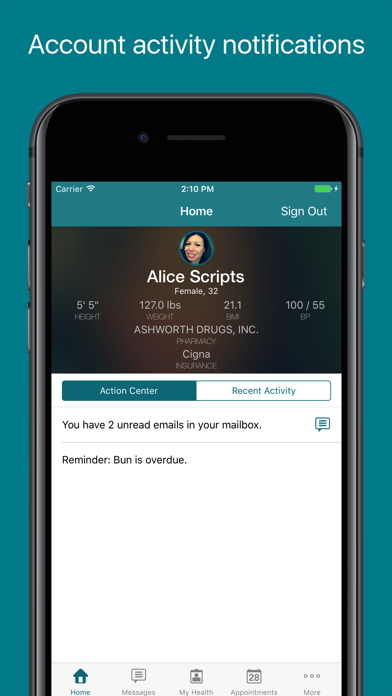 FollowMyHealth® Screenshots