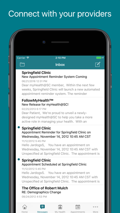 FollowMyHealth® Screenshots