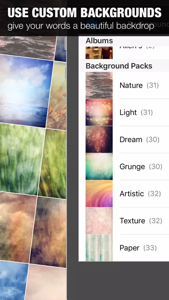 ImageQuote - add text captions to photos pictures Screenshots