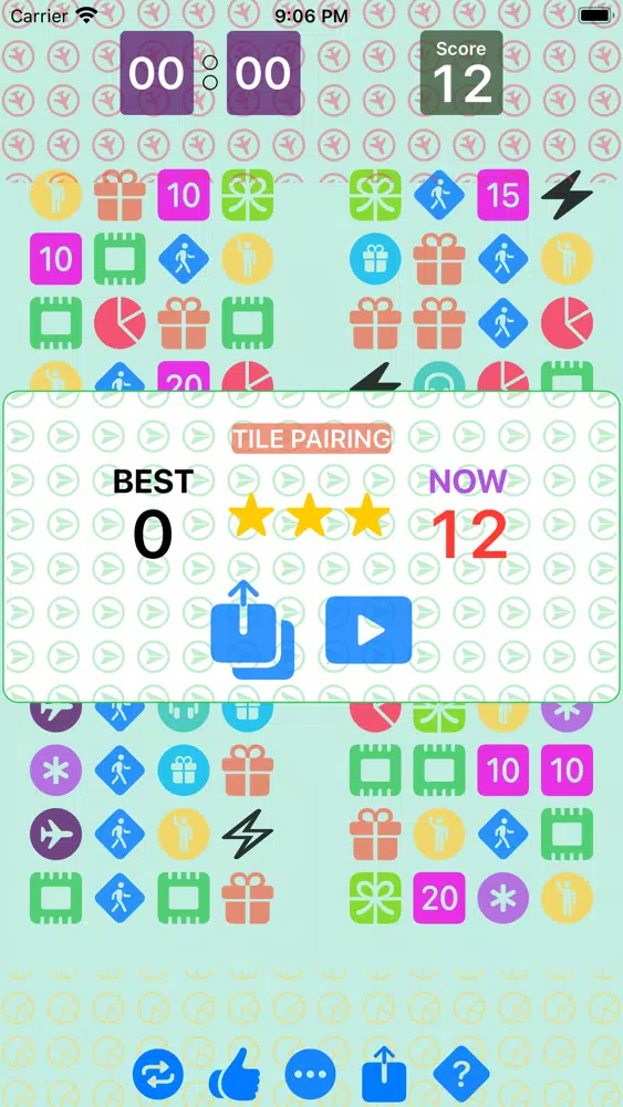 Tile Pairing Screenshots