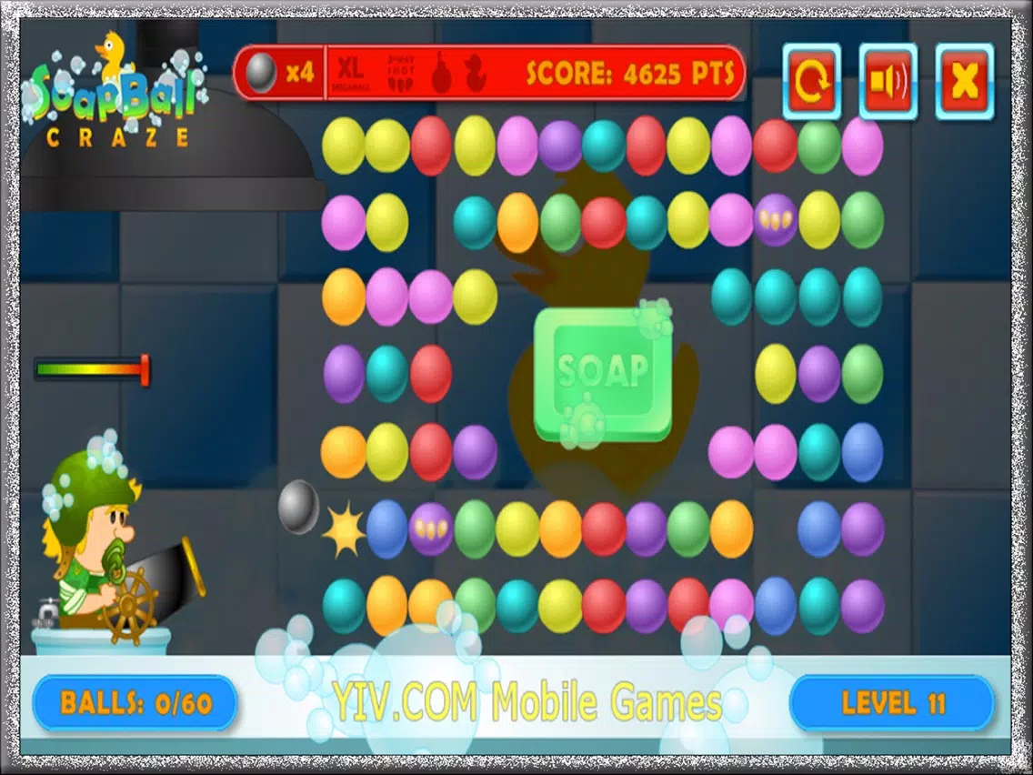 Capturas de tela do New Shoot Crazy Soap Ball iPad 