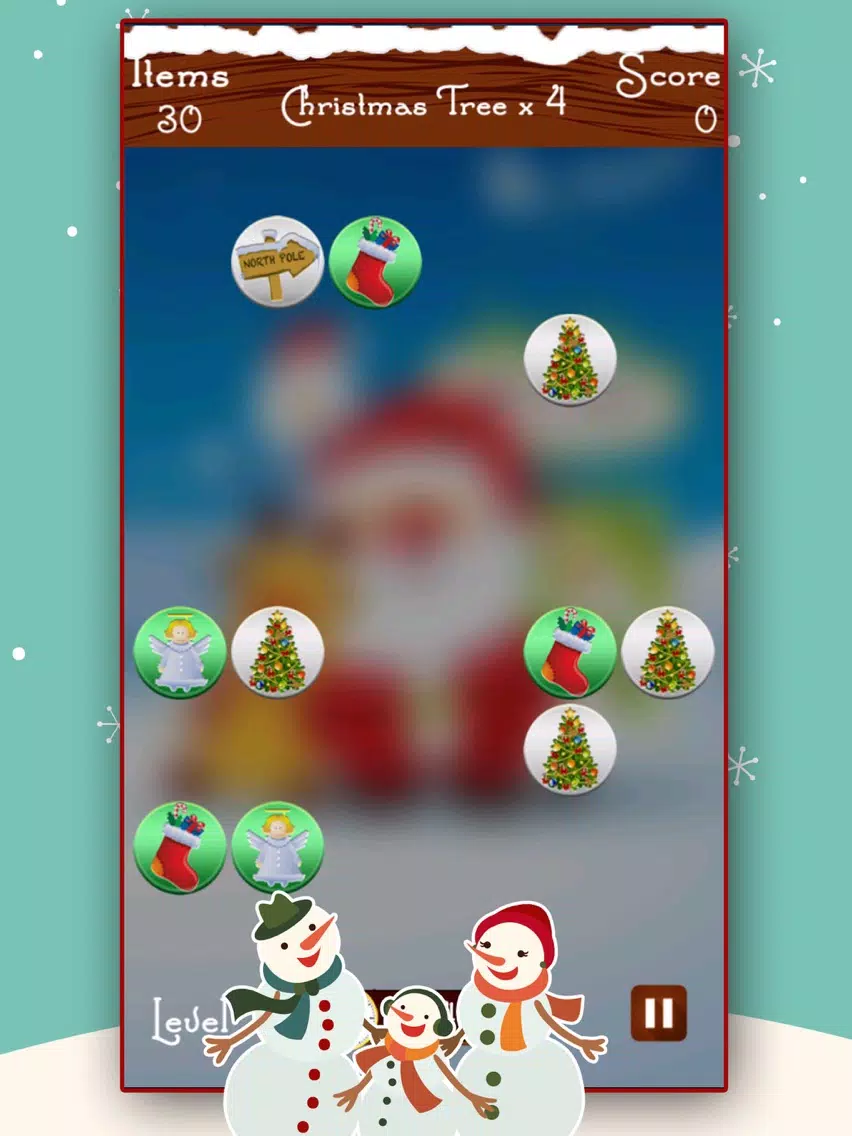 A Big Christmas Tap Puzzle Game - Match and Pop the Holiday Season Pics iPad Screenshots