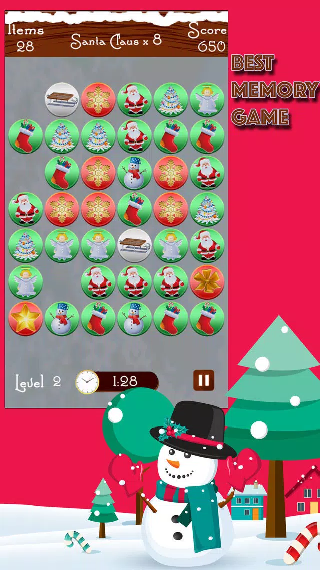 A Big Christmas Tap Puzzle Game - Match and Pop the Holiday Season Pics Screenshots