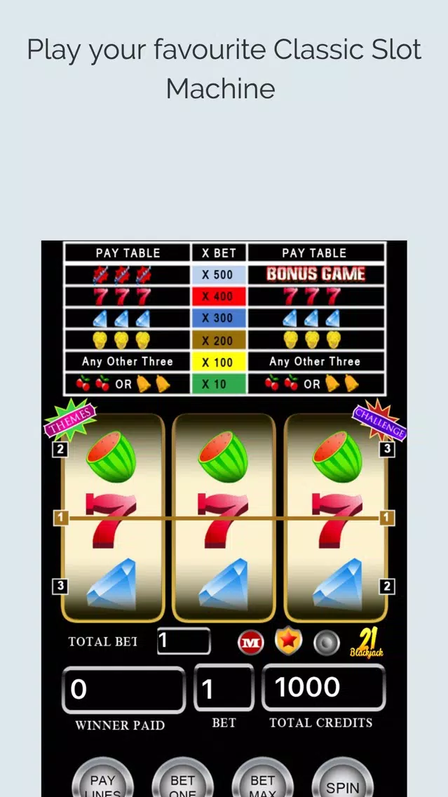 Captures d'écran de Casino Slot Machine: Video Poker,Blackjack & Bonus