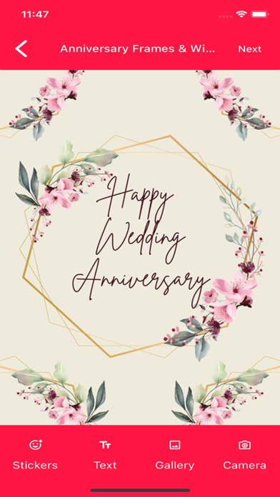 Anniversary Frames & Wishes Screenshots
