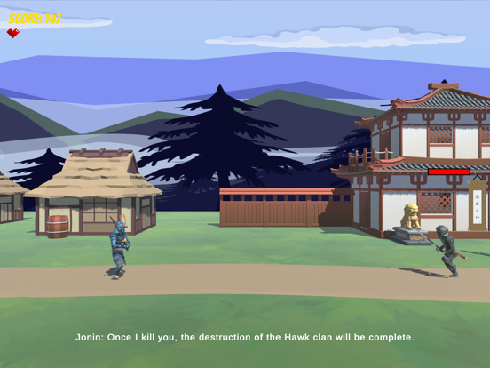 Tangkapan layar Samurai Scroll iPad 