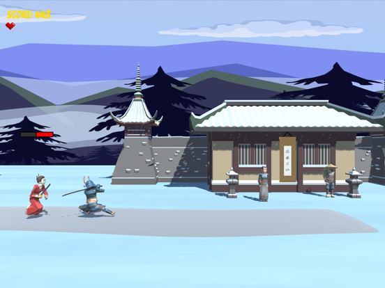 Tangkapan layar Samurai Scroll iPad 