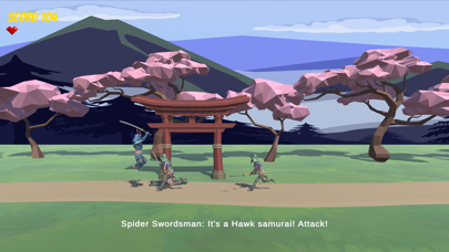 Tangkapan layar Samurai Scroll
