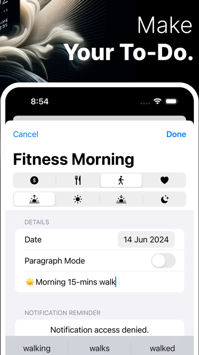 Stoic Plan - Daily To Do List Screenshots