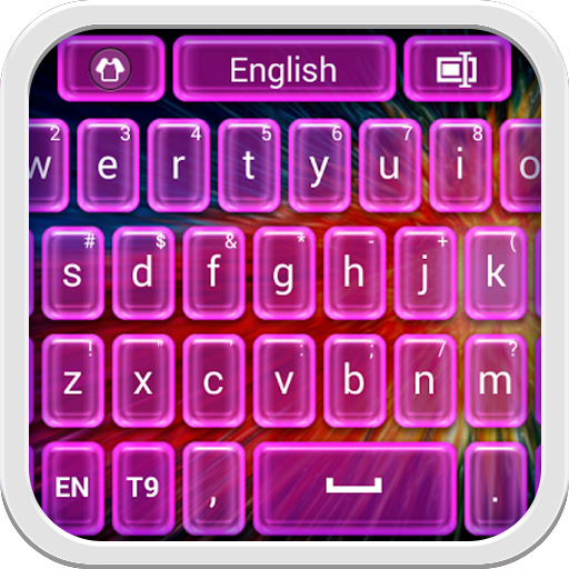 Laser Pink Keyboard