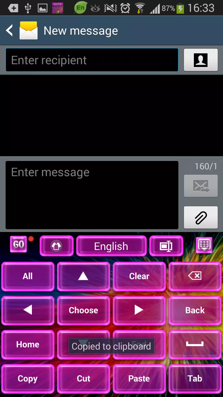 Laser Pink Keyboard Screenshots