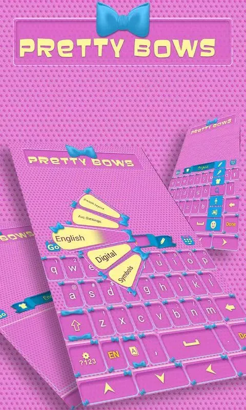 Pretty Bow GO Keyboard Theme Screenshots