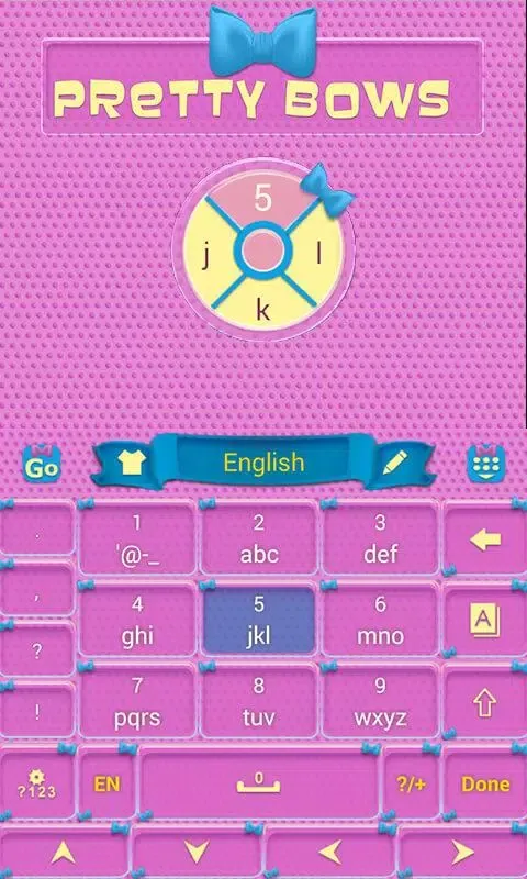 Pretty Bow GO Keyboard Theme Screenshots