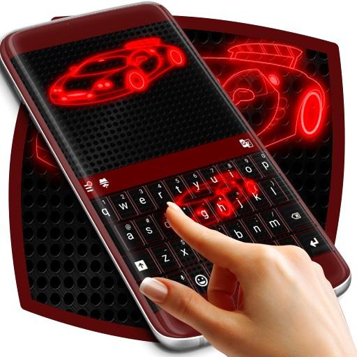 Neon Car Keyboard Theme