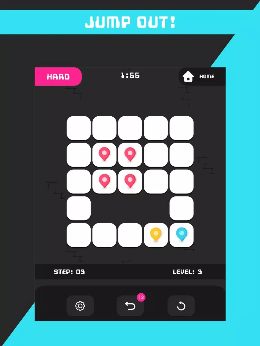 Jump out - The Pin Out Game iPad Screenshots