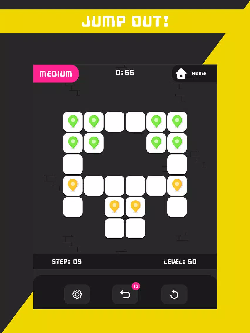 Jump out - The Pin Out Game iPad Screenshots