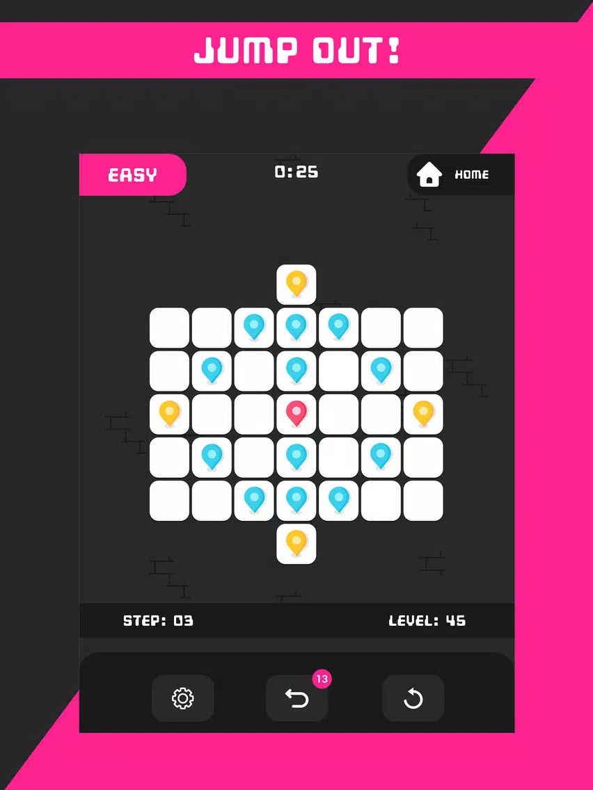Jump out - The Pin Out Game iPad Screenshots