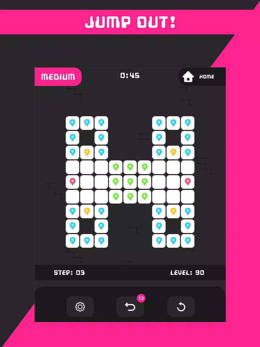 Jump out - The Pin Out Game iPad Screenshots
