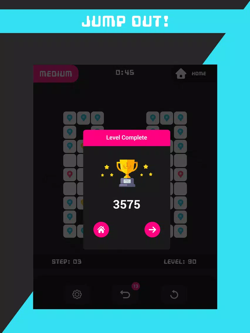 Jump out - The Pin Out Game iPad Screenshots