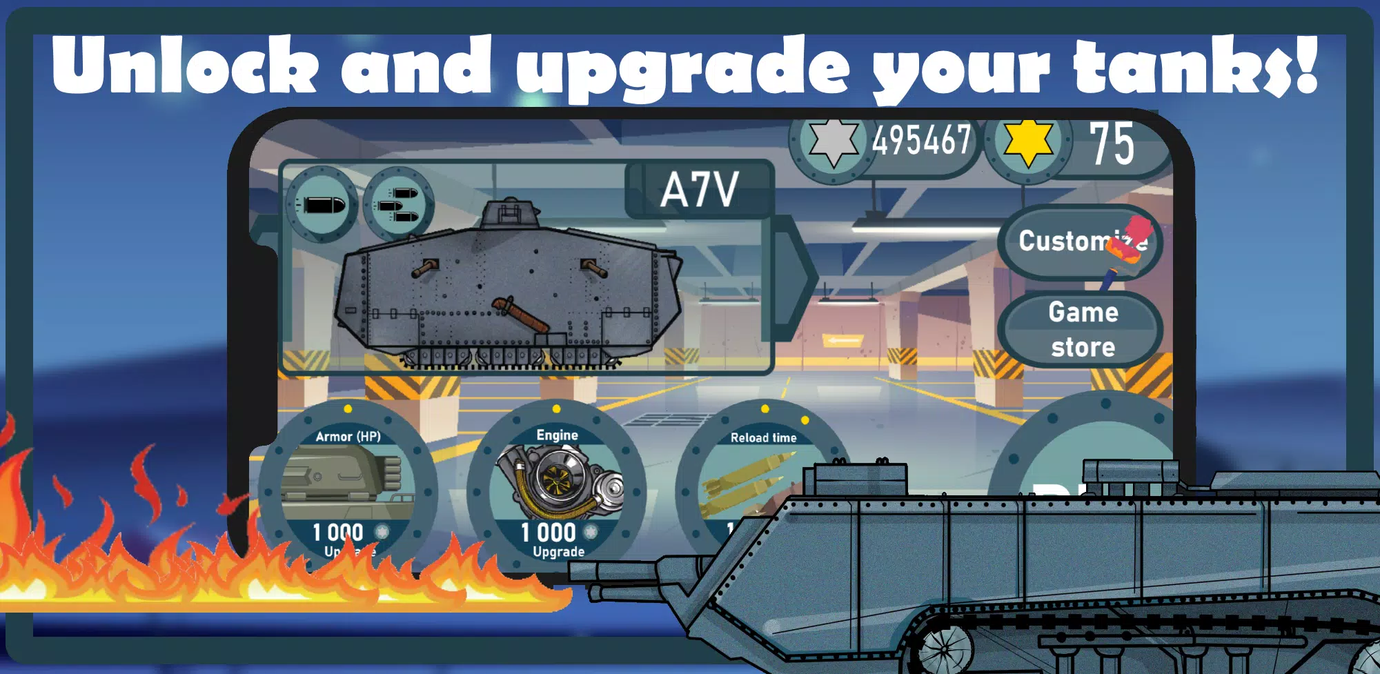 Crazy Tank Race应用截图