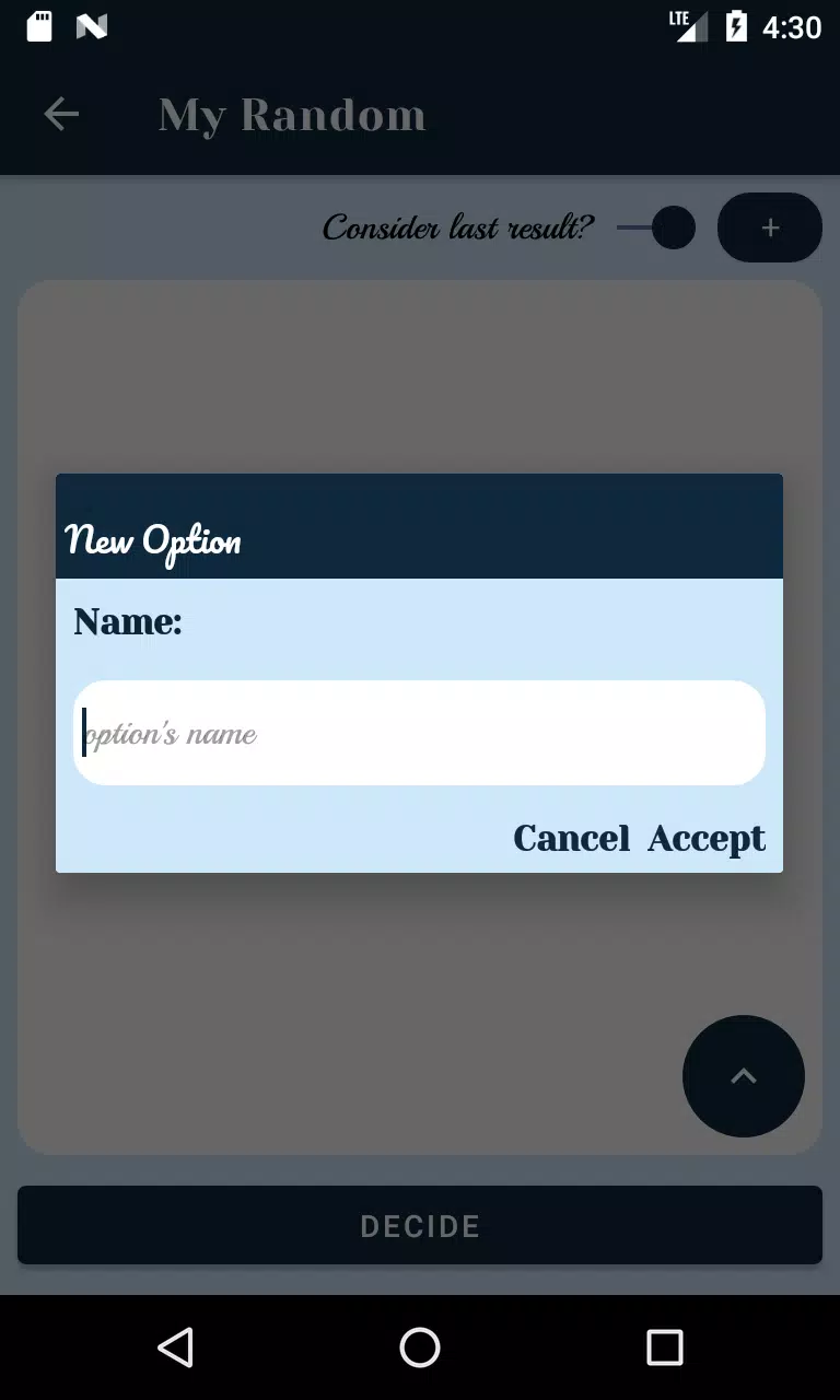 Chooser Screenshots