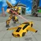 Future Flying Super Car: Robot Fighter Stunts 3D
